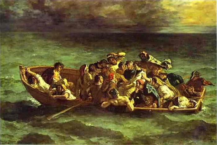 The Shipwreck of Don Juan, Eugene Delacroix